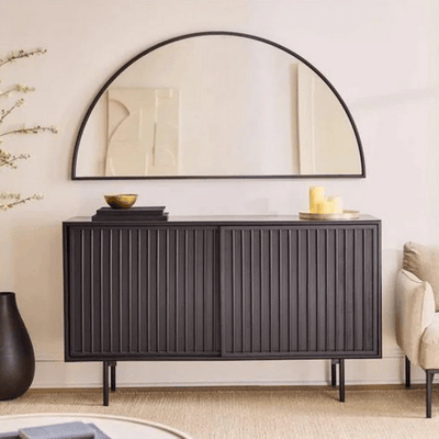 Arcadian Half Moon Mirror - GlassAura