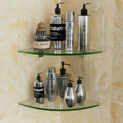 Glass Corner Shower Shelves, Shower Wall Shelves for Inside Shower - GlassAura