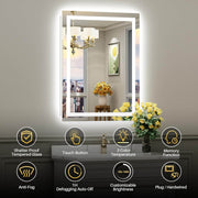 LED Bathroom Mirror with Lights - GlassAura