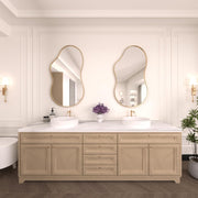 WEER Irregular Gold Asymmetrical Wall Mounted Mirror