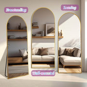 Full Length Dressing Mirror – Free Standing or Wall Mounted - GlassAura