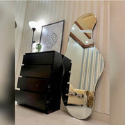 Aspire Abstract Wall Mirror - GlassAura