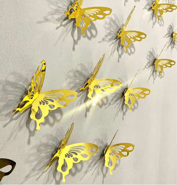 3D Acrylic Butterflies Mirror for Wall Decor - GlassAura