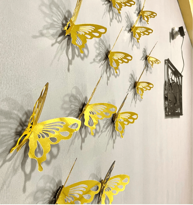 3D Acrylic Butterflies Mirror for Wall Decor - GlassAura