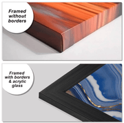 Motivational Mix 8-Panel Office Wall Art - GlassAura