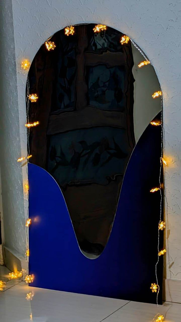 Liquid Arch Reflector - Wavy Acrylic Mirror - GlassAura