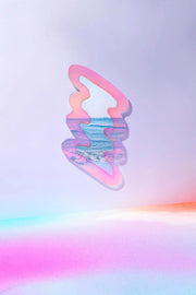 Squiggle Reflector - Wavy Acrylic Mirror - GlassAura