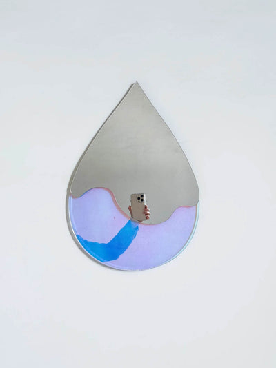 Drippy Reflector - Wavy Drop Shape Acrylic Mirror - GlassAura