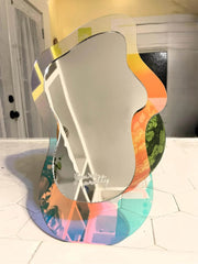 Iridescent Rainbow Acrylic Decor – Mirror Wall Art - GlassAura