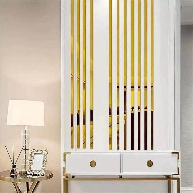 Acrylic Strips Mirror Wall Decor & Home Decor - GlassAura